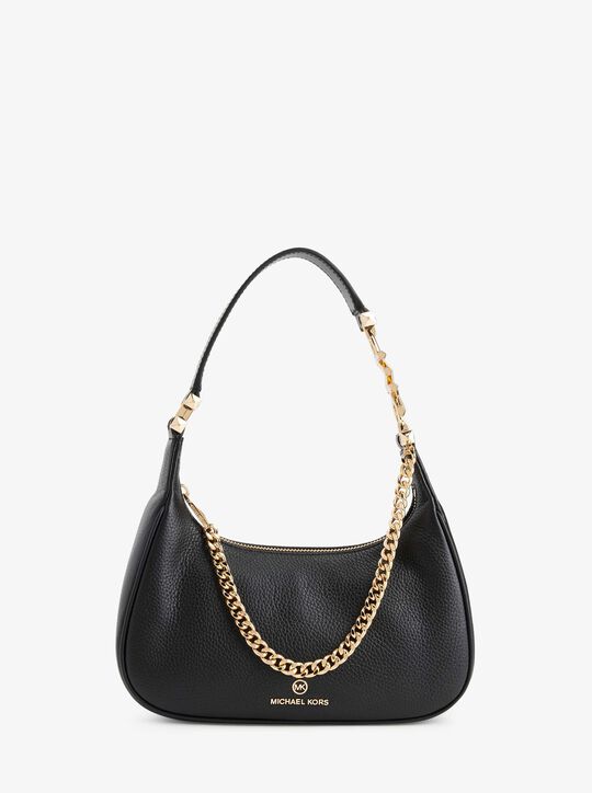 Piper Small Pebbled Leather Shoulder Bag