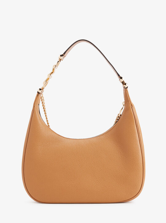 Piper Large Pebbled Leather Shoulder Bag