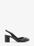 Perla Leather Slingback Pump