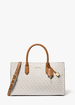 Scarlett Medium Signature Logo Satchel