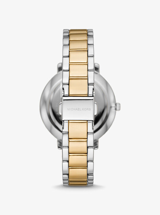 Pyper Pavé Two-Tone Logo Watch | Michael Kors Official Website