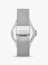 Lennox Pavé Silver-Tone Mesh Watch