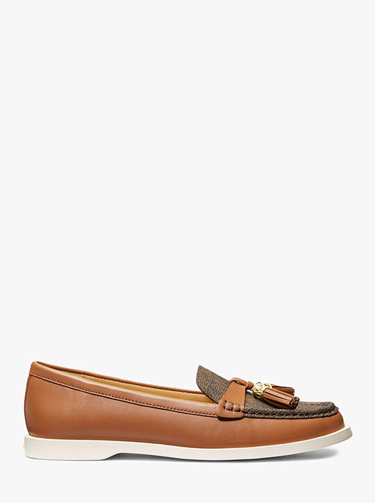 Kiernan Leather and Signature Logo Loafer