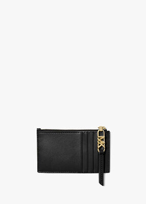Empire Small Woven Leather Card Case