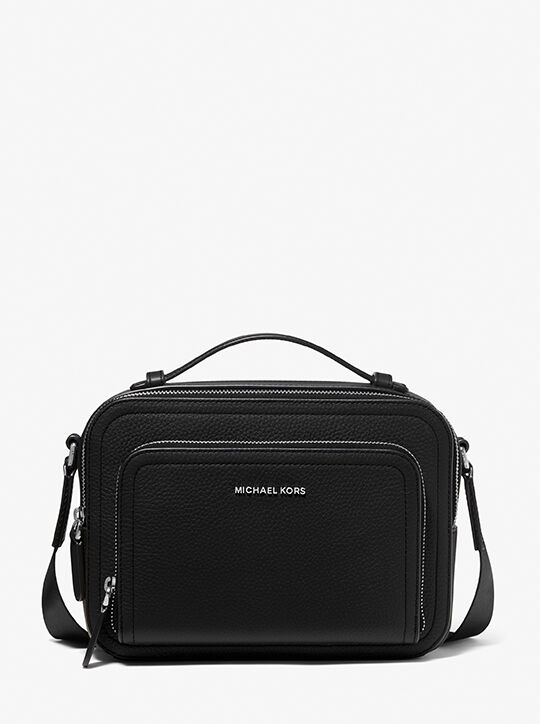 Hudson Pebbled Leather Crossbody Bag