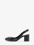 Perla Leather Slingback Pump