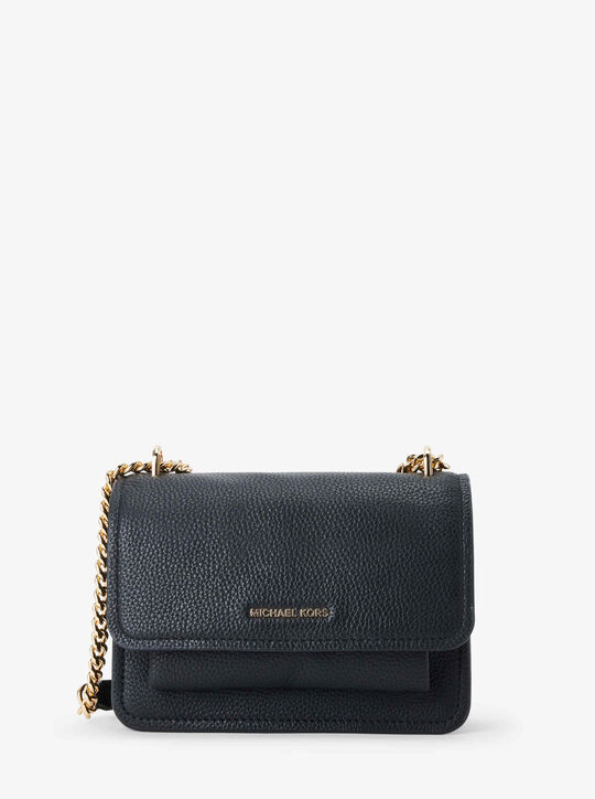 Claire Small Pebbled Leather Convertible Shoulder Bag