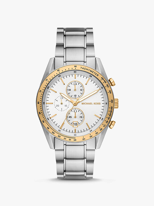 Oversized Accelerator Two-Tone Watch