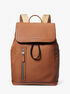 Hudson Pebbled Leather Utility Backpack