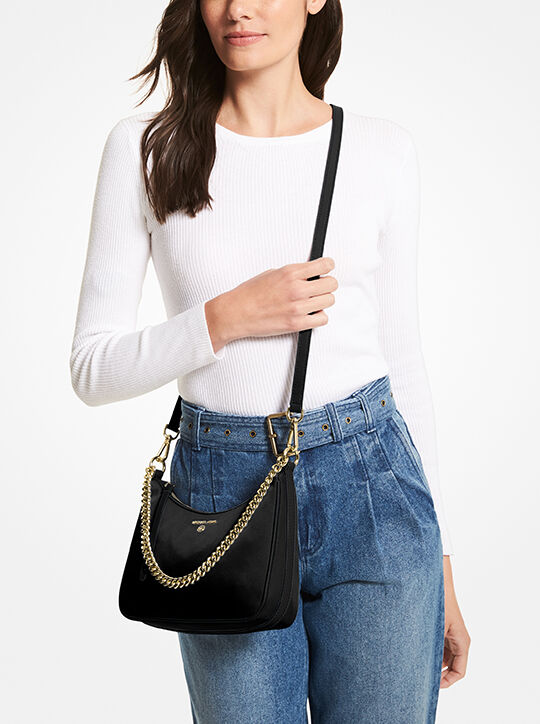 Jet Set Medium Nylon Gabardine Crossbody Bag