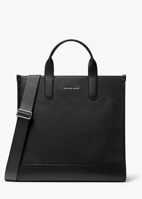 Hudson Pebbled Leather Tote Bag