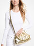 Nola Small Metallic Faux Leather Crossbody Bag