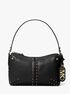 Astor Large Studded Leather Shoulder Bag