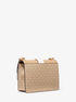 Greenwich Small Color-Block Logo and Saffiano Leather Crossbody Bag