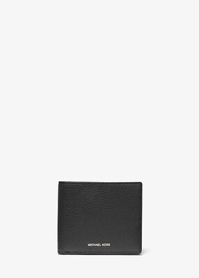 Hudson Pebbled Leather Billfold Wallet