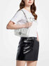 Tribeca Small Metallic Quilted Leather Shoulder Bag