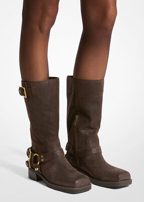 Crosby Suede Moto Boot