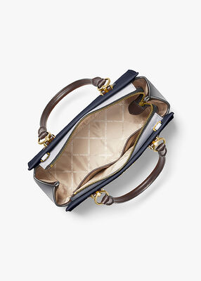 حقيبة مارلين متوسطة الحجم مصنوعة من جلد سافيانو