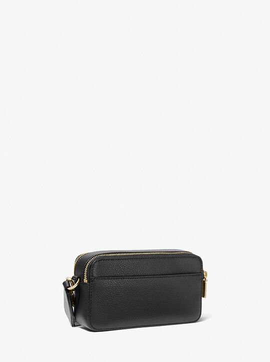 Jet Set Small Pebbled Leather Double Zip Camera Bag