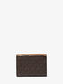 Carmen Medium Logo and Leather Tri-Fold Envelope Wallet