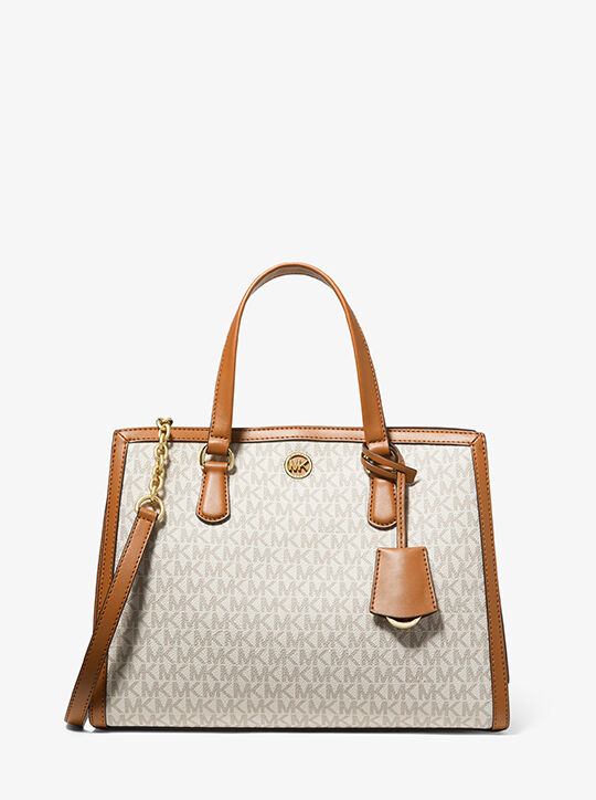 Chantal Medium Logo Satchel