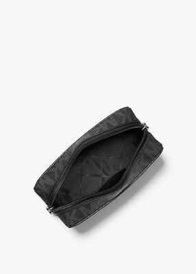 Brooklyn Recylced Nylon and Logo Zip Pouch