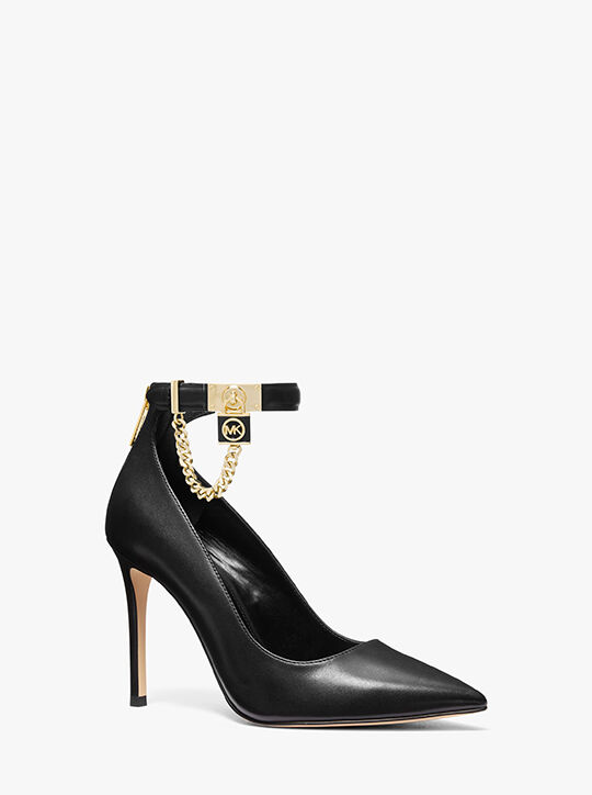 Hamilton Embellished Leather Pump