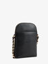 Small Pebbled Leather Smartphone Crossbody Bag
