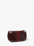 Christie Mini Python Embossed Leather Envelope Bag