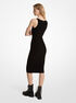 Ribbed Stretch Knit Midi Tank Dress