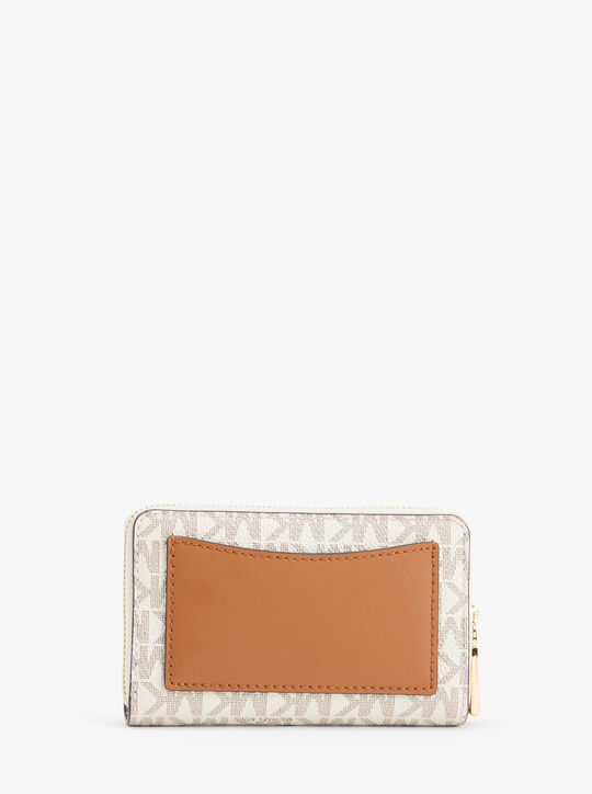 Small Logo and Leather Wallet