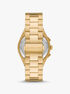 Oversized Lennox Gold-Tone Watch