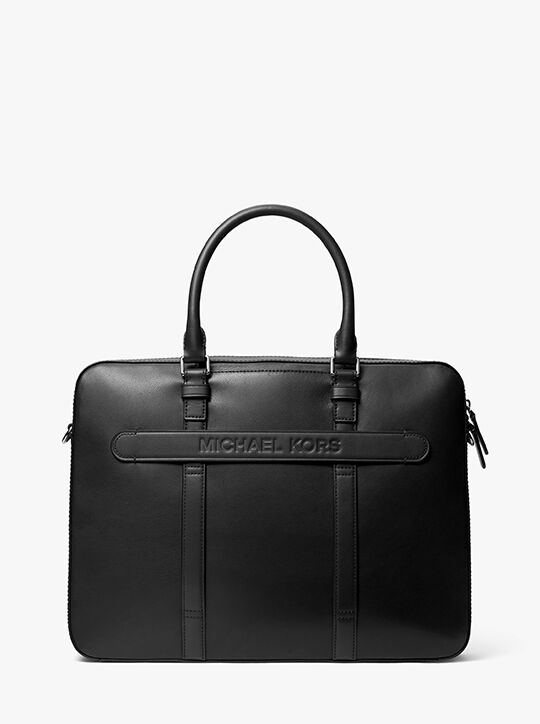 Varick Large Leather Briefcase