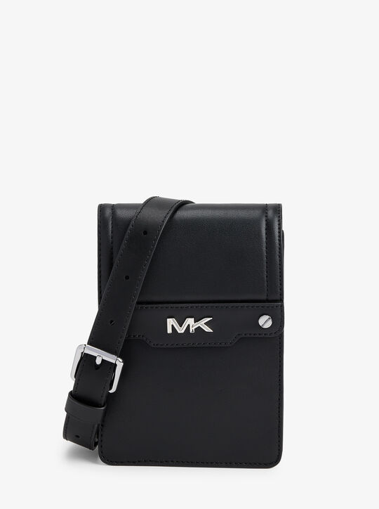 Varick Leather Smartphone Crossbody Bag