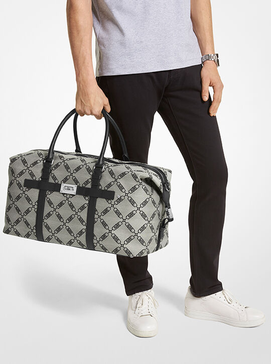 Henry Empire Logo Jacquard Duffel Bag