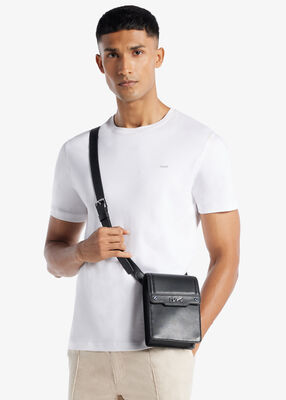 Varick Leather Smartphone Crossbody Bag