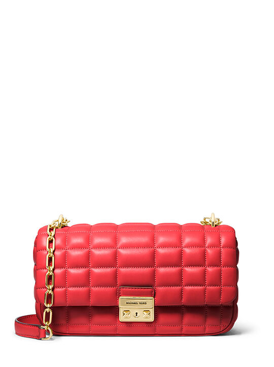 Tribeca Large Quilted Leather Shoulder Bag