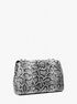 Parker Extra-Large Snake Embossed Leather Shoulder Bag