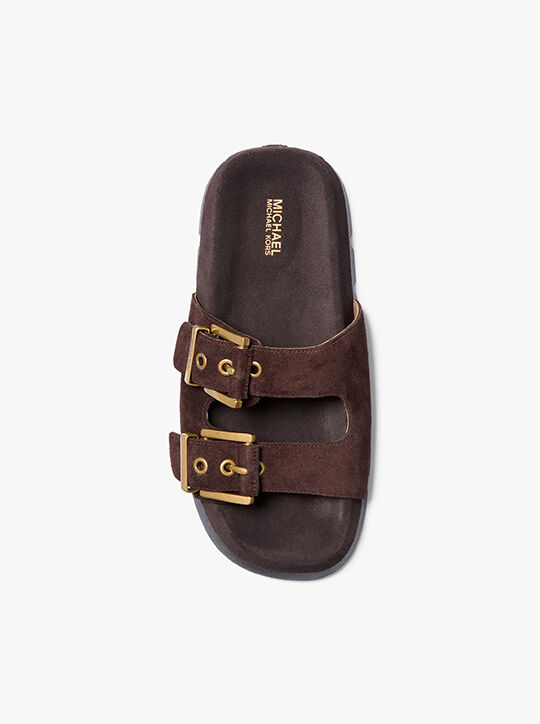 Colby Suede Flat Sandal