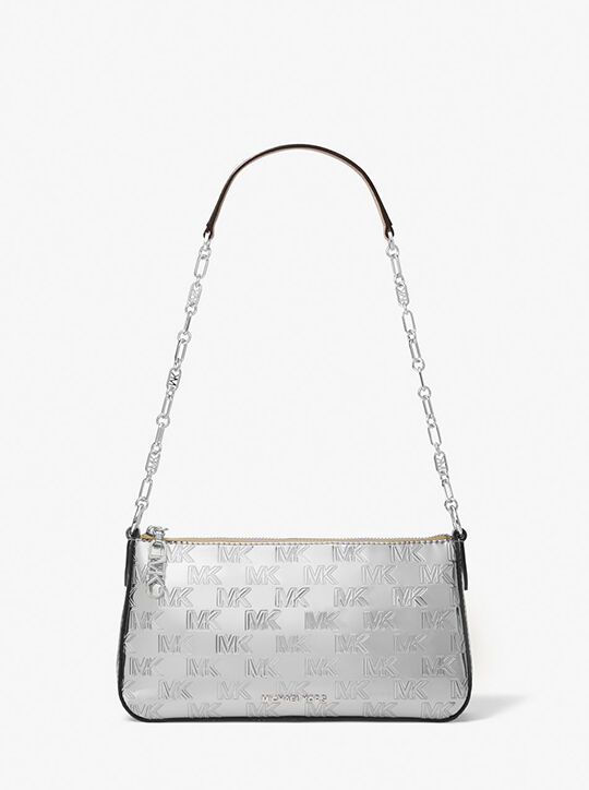 Empire Medium Patent Chain-Link Pochette