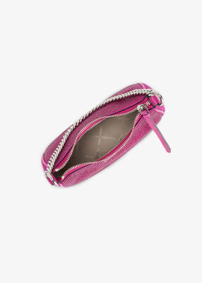 Jet Set Charm Small Embellished Leather Pochette