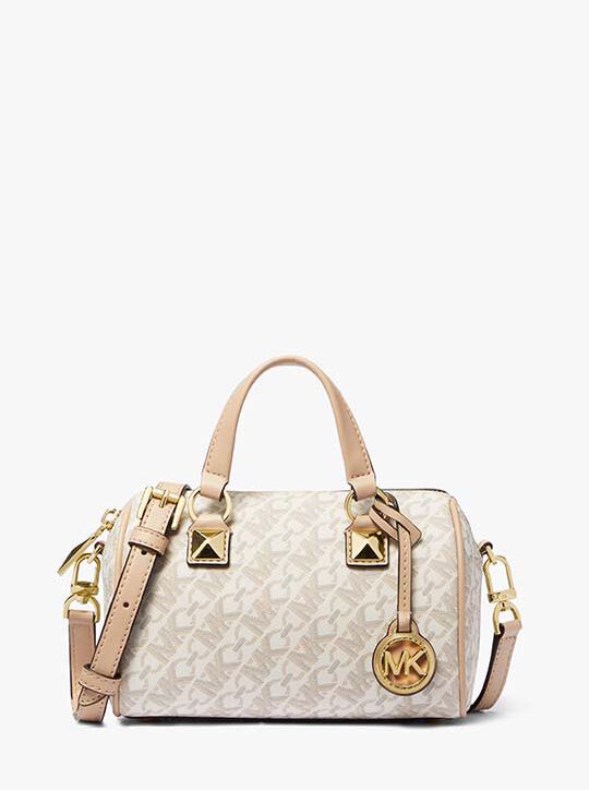 Grayson Small Empire Signature Logo Duffel Crossbody Bag