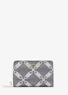 Jet Set Small Empire Logo Jacquard Card Case